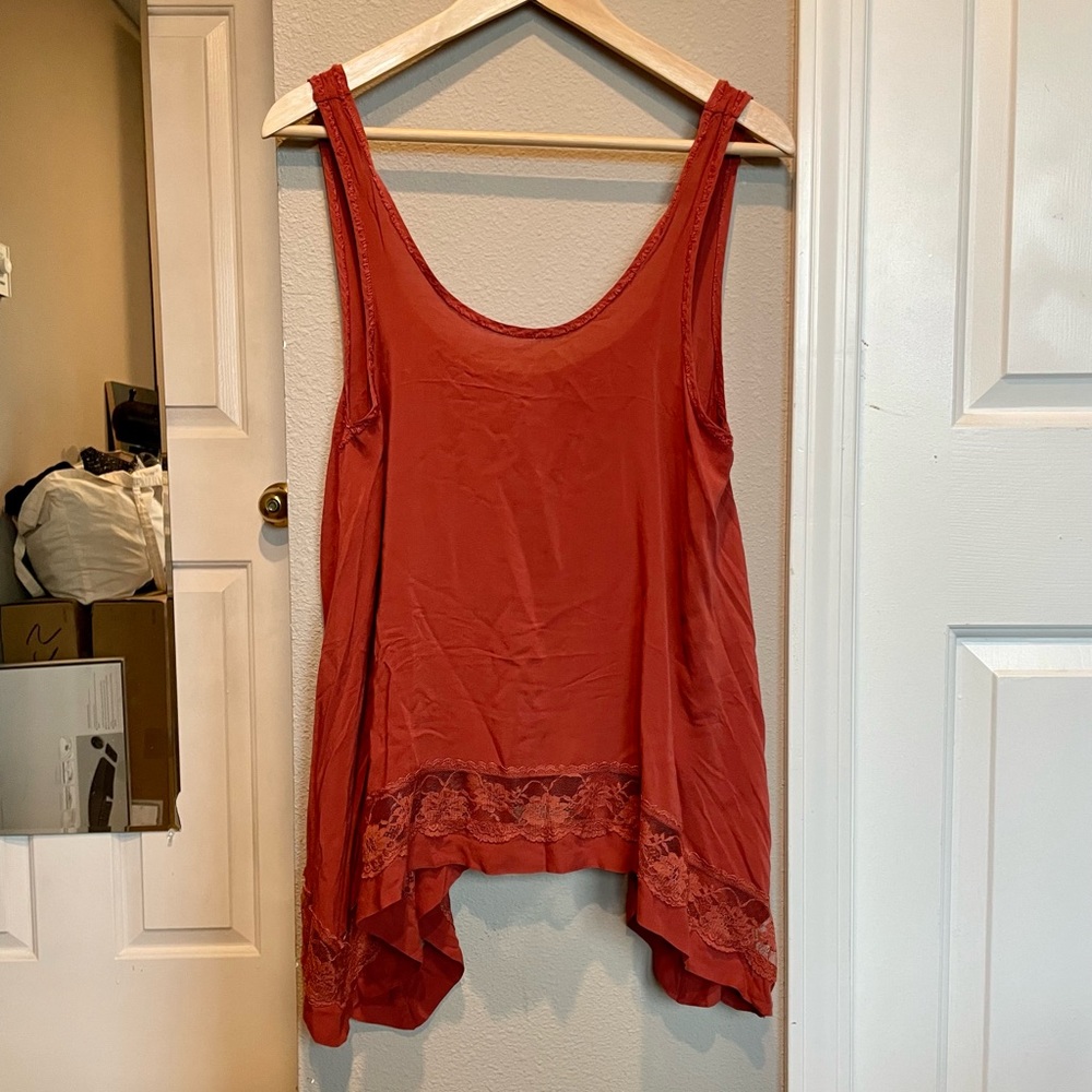 Intimately by Free People long loose burnt orange tank